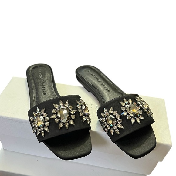 Veronica Beard Maggie Crystal Embellished Sandal - Picture 1 of 6